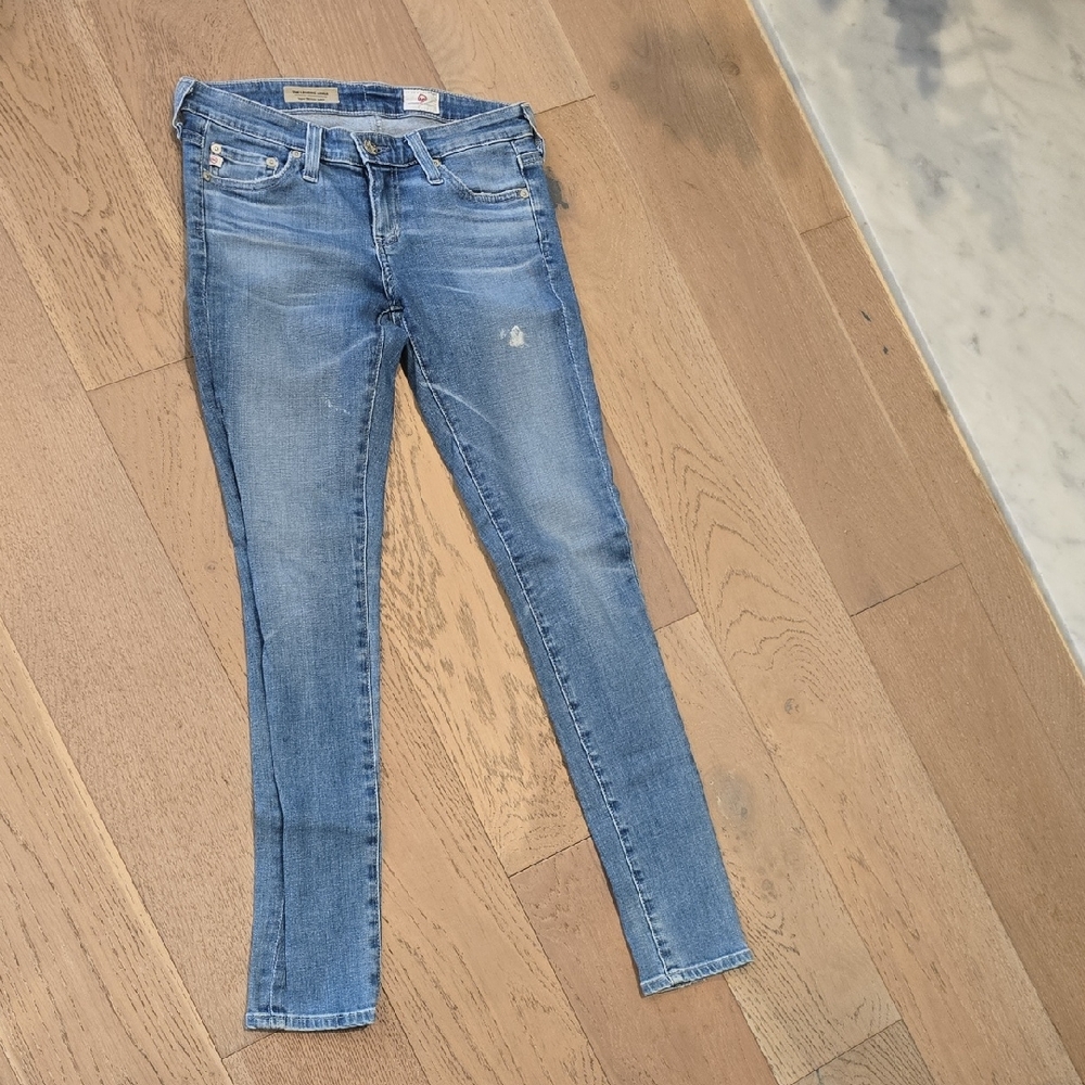 AG Adriano Goldschmied Light Blue Skinny Jeans